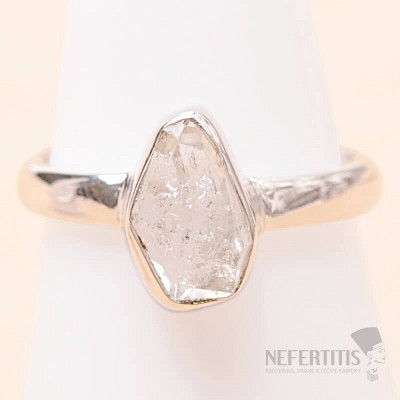 Herkimer diamond ring silver Ag 925 LOT97
