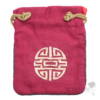 Sackcloth wine bag 12.5x14 cm