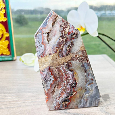Agate lace point - obelisk 1