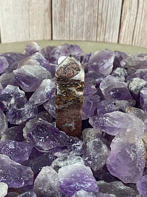 Agate lace point - obelisk KO6
