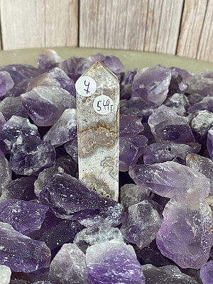 Agate lace point - obelisk KO7