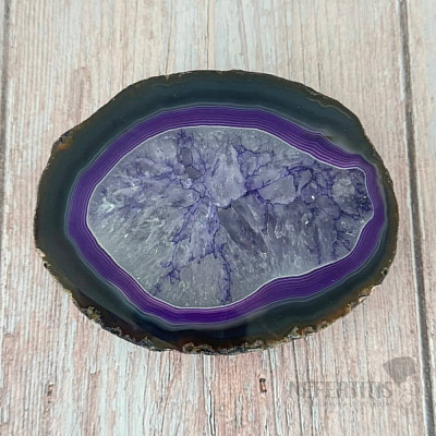 Agate polished slice 11