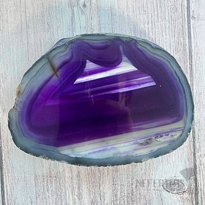 Achát leštený plátok 30