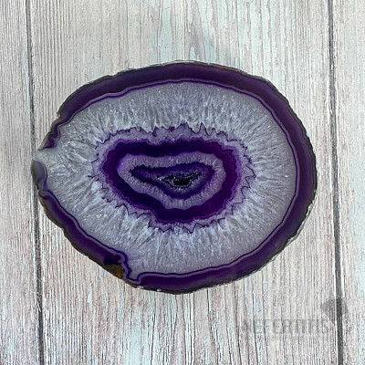 Achát leštený plátok 35