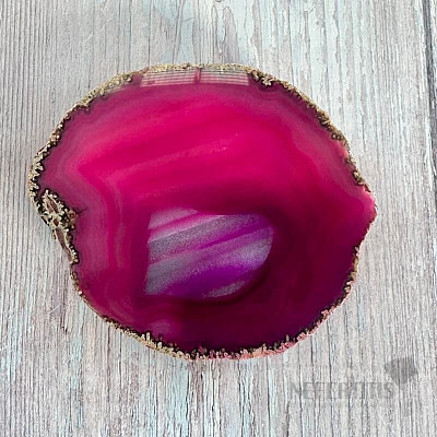 Achát leštený plátok 36