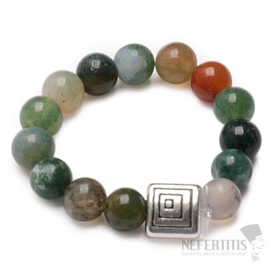 Agate Indian elastic ring