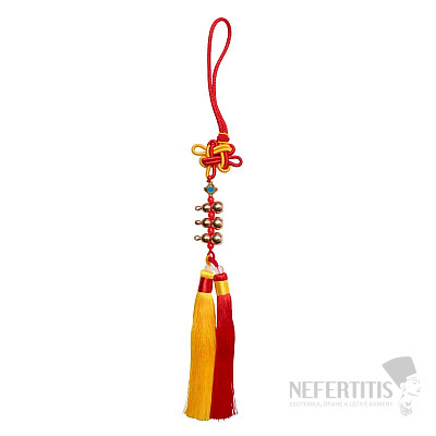 Feng Shui Schutzvorhang Knoten mit Kürbissen