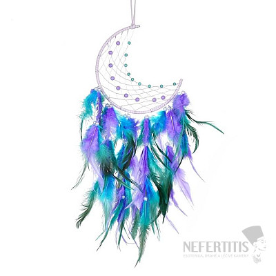 Dream Catcher Moon Violet Turquoise