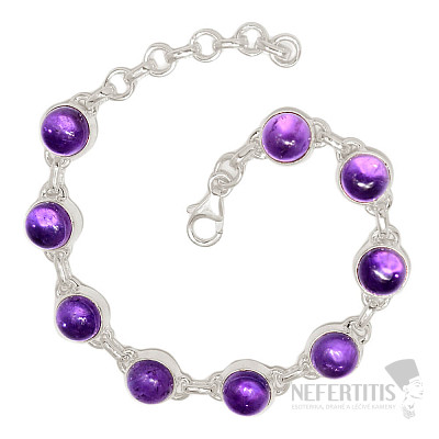 Amethyst bracelet silver Ag 925 B388