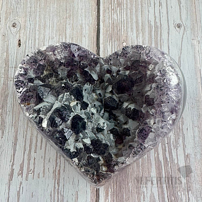 Amethyst Herz Druse Brasilien 3