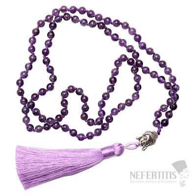 Amethystkette mit Quaste