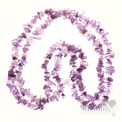 Chopped amethyst necklace