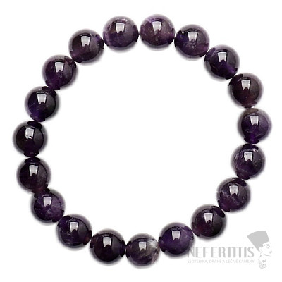 Amethyst-Armband extra geperlt