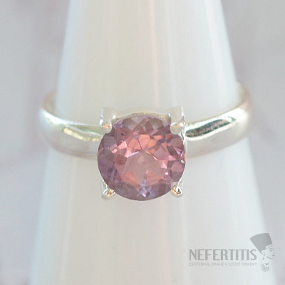 Amethyst cut ring silver Ag 925 46532