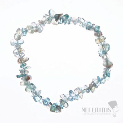 Apatite blue bracelet chopped AA quality