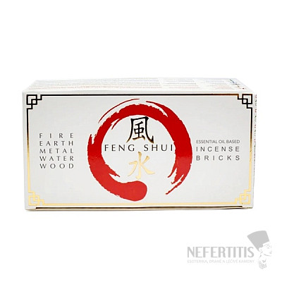 Set of Aromafume incense bricks for 5 Feng Shui elements and diffuser
