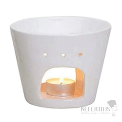 Aroma lamp ceramic White cup