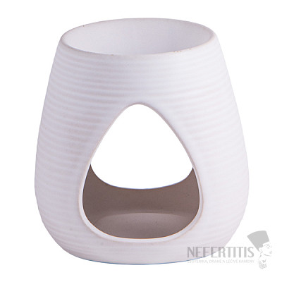 Aroma lamp ceramic white