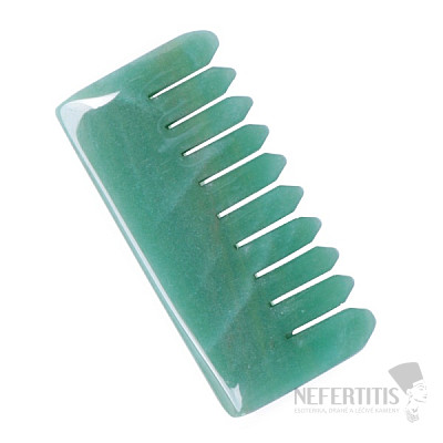 Gua sha from aventurine Comb