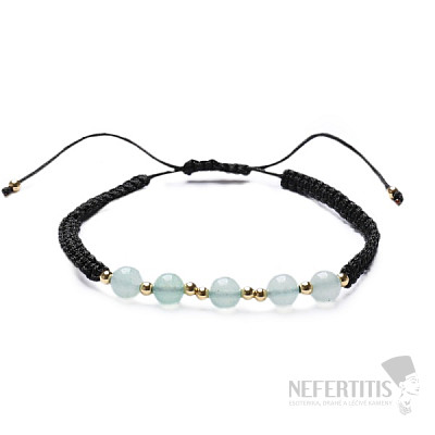 Aventurin-Armband mit Shamballa-Verschluss