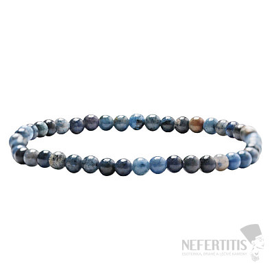 Dumortierit náramok z korálikov 4 mm