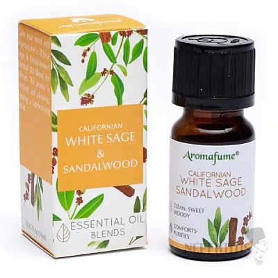 Aromafume Biela šalvia a Santalové drevo zmes 100% esenciálnych olejov 10 ml