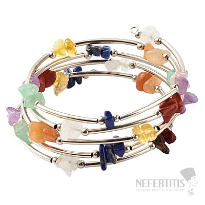 Chakra fashion bracelet five rows
