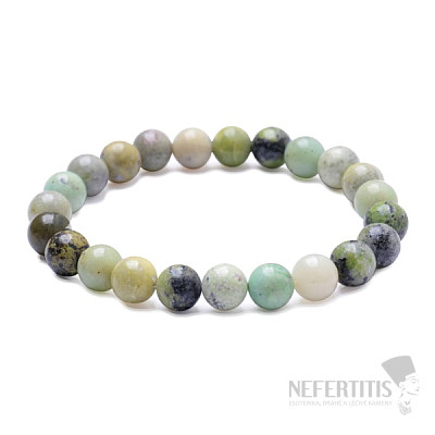 Serpentinenarmband aus Perlen