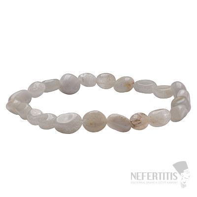 Moonstone white children's bracelet made of tumbled stones