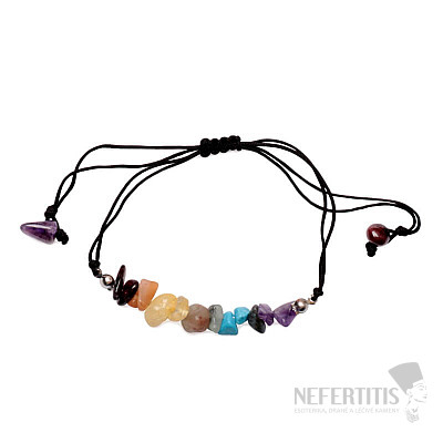 Chakra-Armband mit Kordelzug