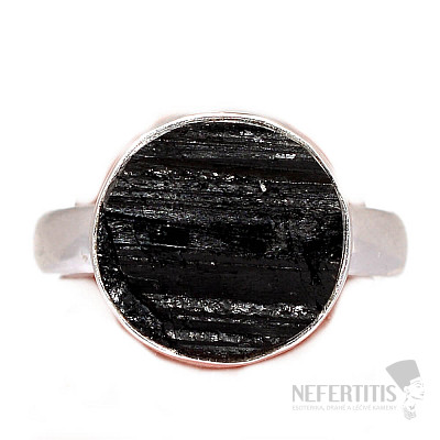 Tourmaline scoryl ring silver Ag 925 R1558