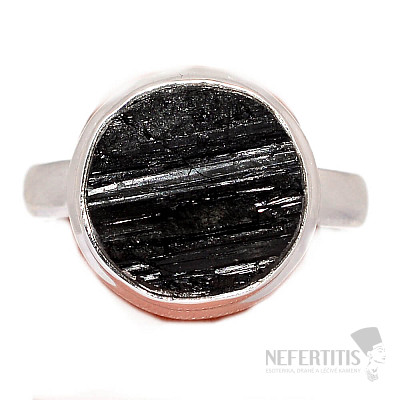 Tourmaline scoryl ring silver Ag 925 R1570