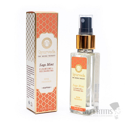 Ayurveda Kapha dosha home freshener with the scent of sage and mint