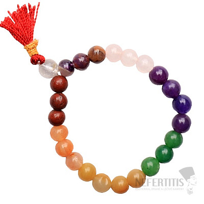 Tibetisches Perlen-Power-Chakra-Armband