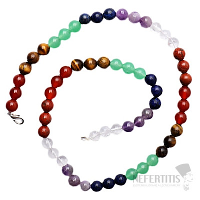 Chakra beaded necklace