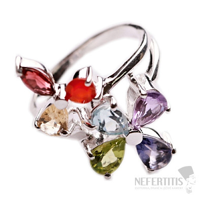 Chakra ring silver Ag 925