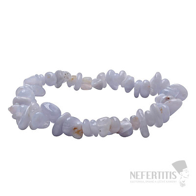 Chalcedony bracelet chopped AA quality