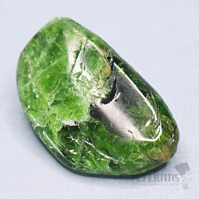 Chrome diopside tumbled Yakutia 14