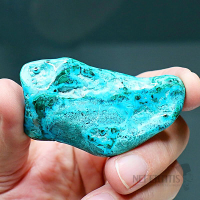 Chrysocolla with malachite polished Congo 4
