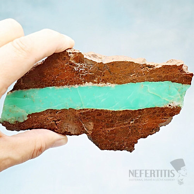 Tanzania chrysoprase polished cut 2