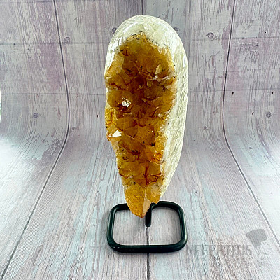 Citrine druze on stand 17