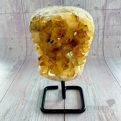 Citrine druze on stand 20