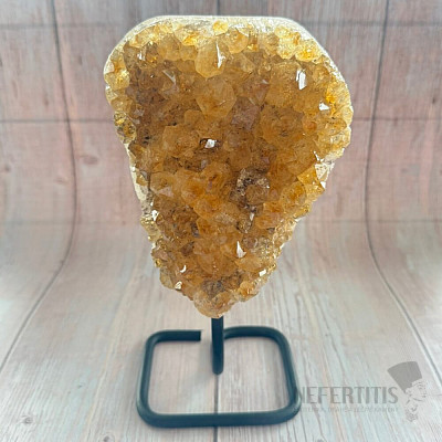 Citrine druze on stand 8