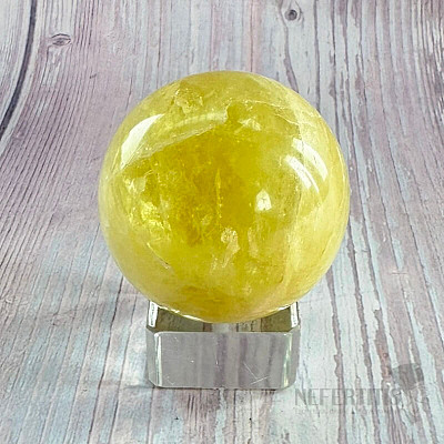 Citrin Zitronenkugel 18