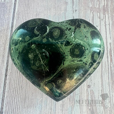 Jaspis kambaba leštěný Madagaskar Srdce M6-31