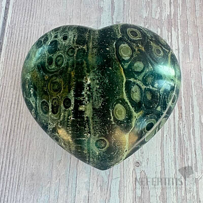 Jaspis kambaba leštěný Madagaskar Srdce M6-32