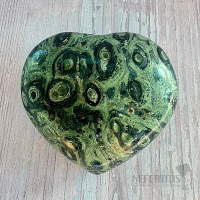 Jaspis kambaba leštěný Madagaskar Srdce M6-35