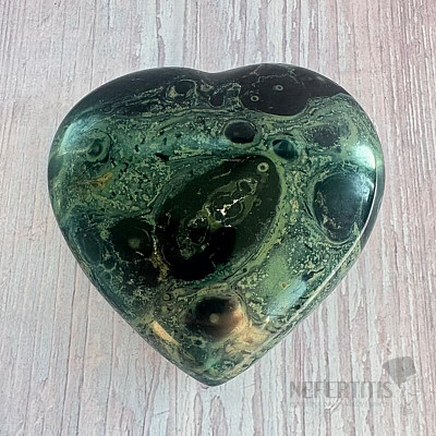 Jaspis kambaba leštěný Madagaskar Srdce M6-38