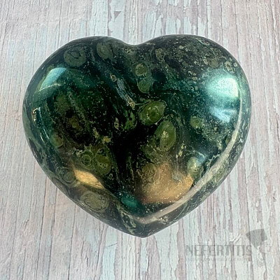 Jaspis kambaba leštěný Madagaskar Srdce M6-39