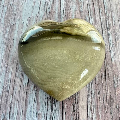 Jasper polychrome heart Madagascar 26